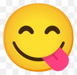 Cara Saboreando Comida Emoji - Smiley,Emoticono Gracias