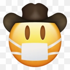 Corona Emoji - Stickers for WhatsApp Transparent Cowboy