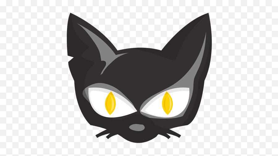 Download Vector - Halloween Cat Face Cartoon Emoji,Cat Faces Emoticons