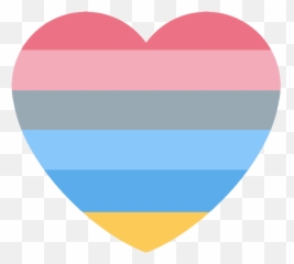 Hearts Emoji - Discord Emoji Vertical,Rainbow Heart Emoji