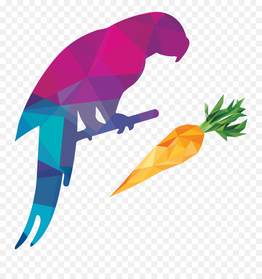 Parrots And Carrots - Silhouette Of Amazon Parrot Emoji,Parrot Emoji