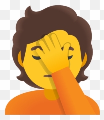 Person Facepalming Emoji - Imagenes Animadas De Oficinistas