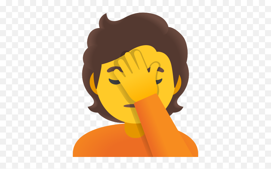 Person Facepalming Emoji - Imagenes Animadas De Oficinistas,Exasperated Emoji