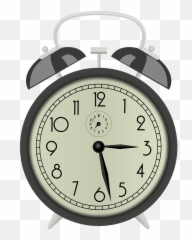 Black Alarm Clock Clipart - Alarm Clock Gif Png Emoji,Alarm Clock Emoji