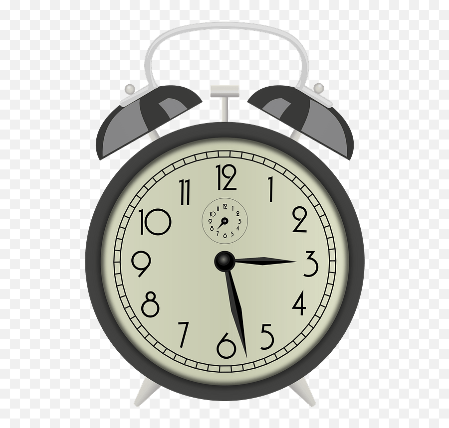 Black Alarm Clock Clipart - Alarm Clock Gif Png Emoji,Alarm Clock Emoji