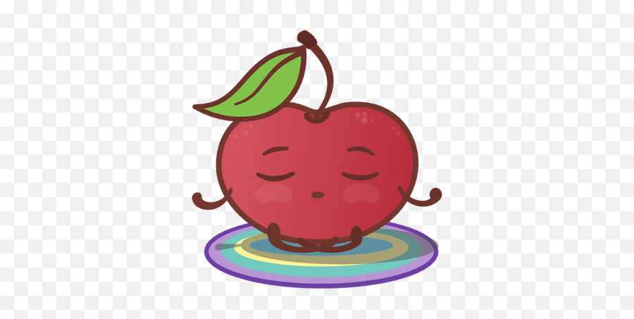 Kersie The Wonder Cherry - Superfood Emoji,Blowing Steam Emoji