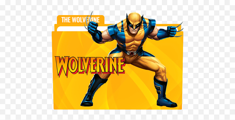 The Wolverine Comic Folder Icon Free - Marvel Wolverine Png Emoji,Wolverine Emoji