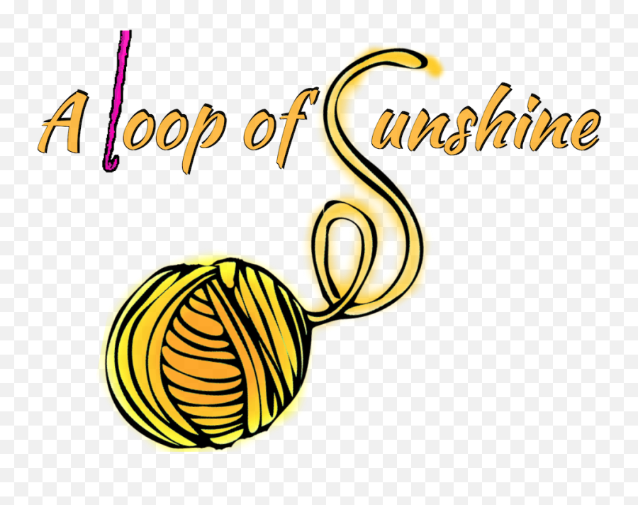 A Loop Of Sunshine Crochet - Yarn Clip Art Emoji,Crochet Emoji