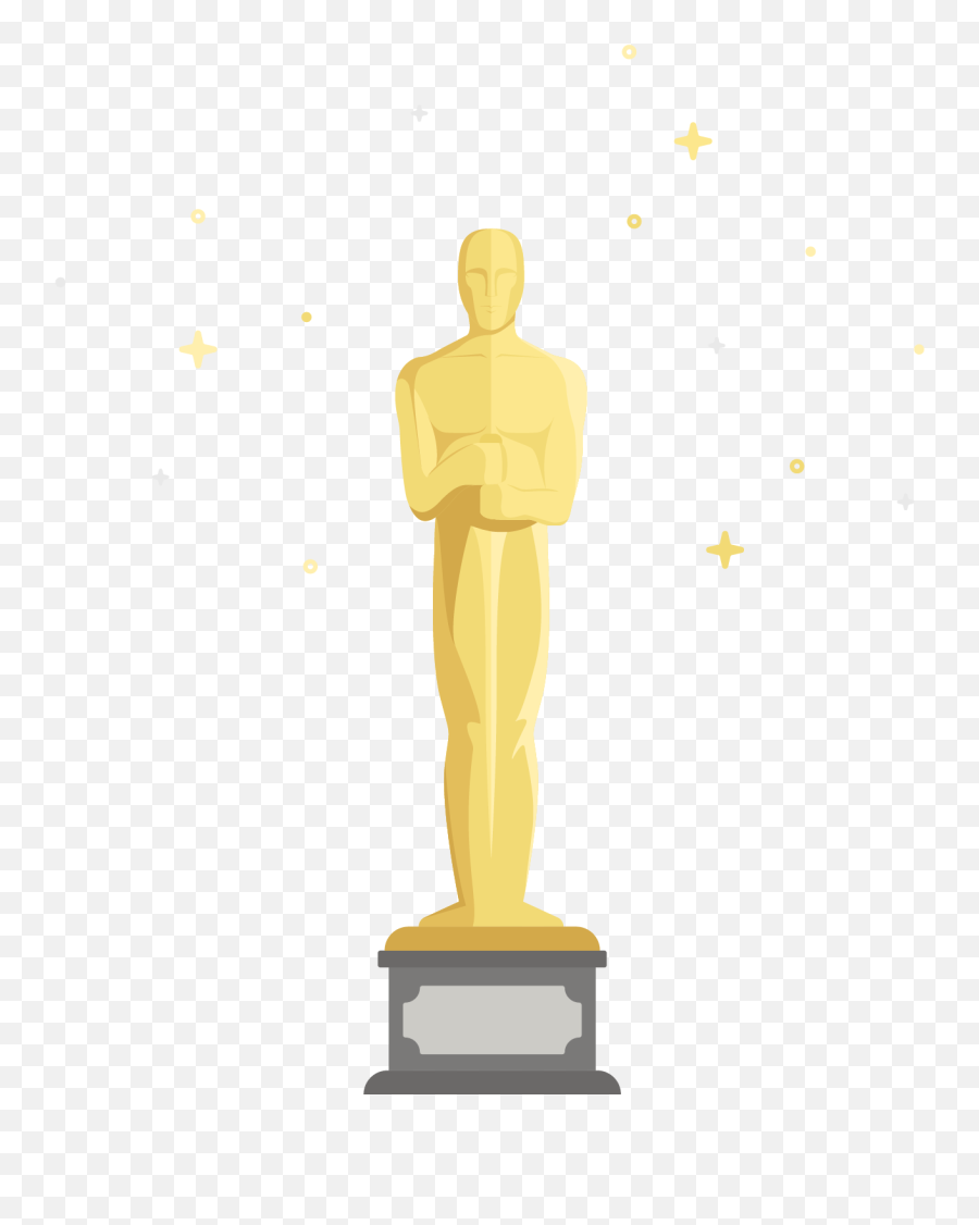 Oscar Clipart Figurine - Oscar Statue Png Emoji,Statue Emoji
