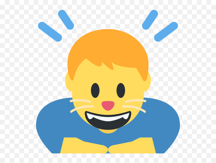 Emoji Face Mashup Bot - Happy,Boy Cat Emoji