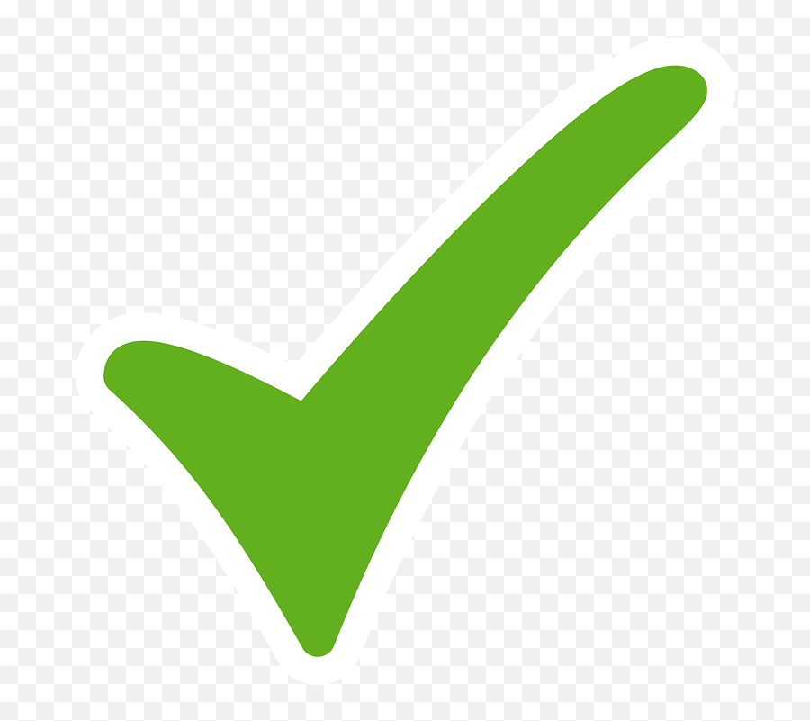 Check Mark Tick - Transparent Background Tick Clipart Emoji,Green Checkmark Emoji