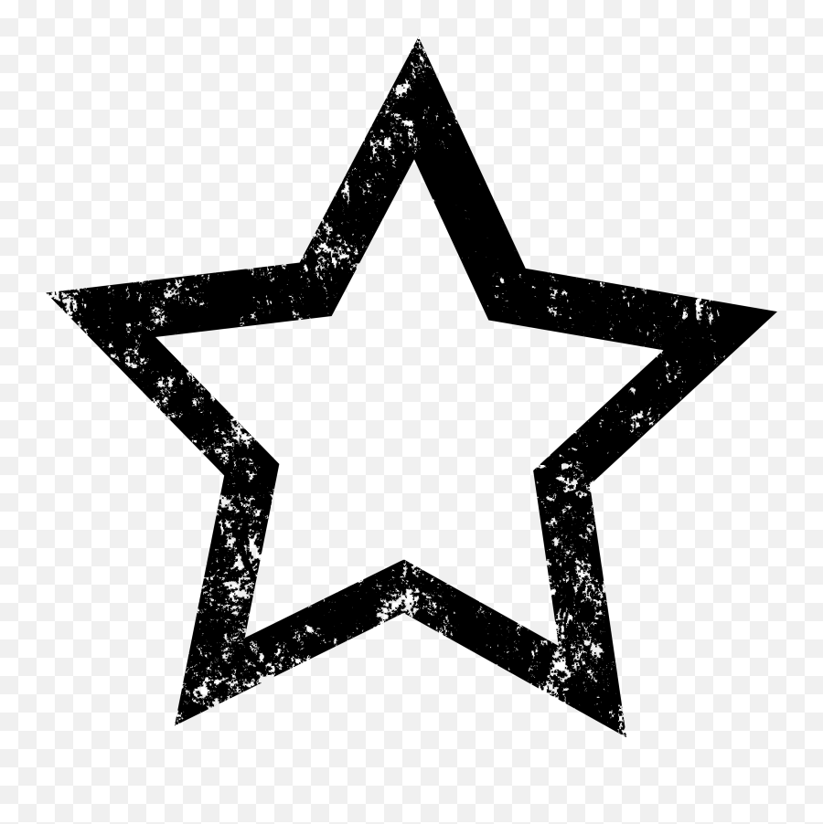 Clip Art Black And White Png Files - Transparent Star Png Emoji,Star Power Emoji