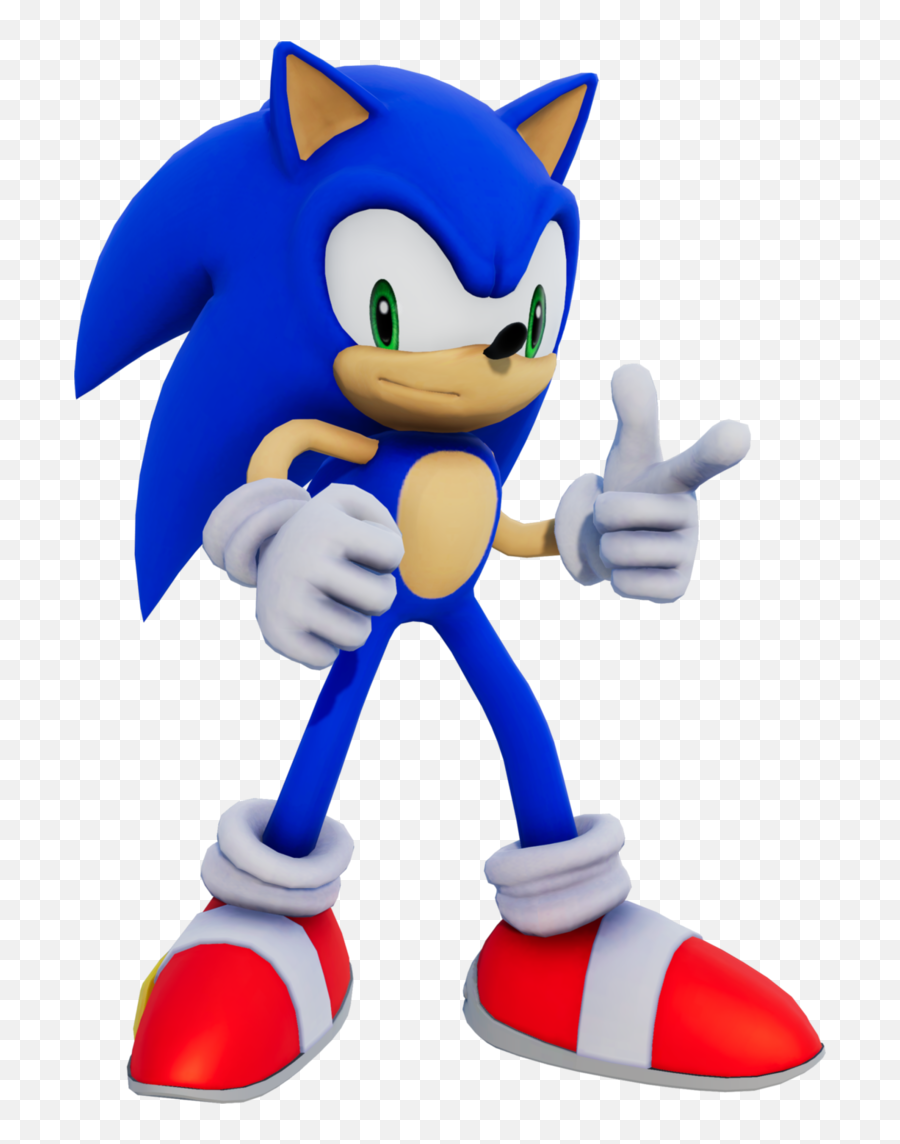 Down Syndrome Sonic - De Sonic En 3d Emoji,Sonic The Hedgehog Emoji