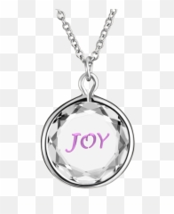 Joy Pendant In Swarovski Crystal With - Necklace Emoji