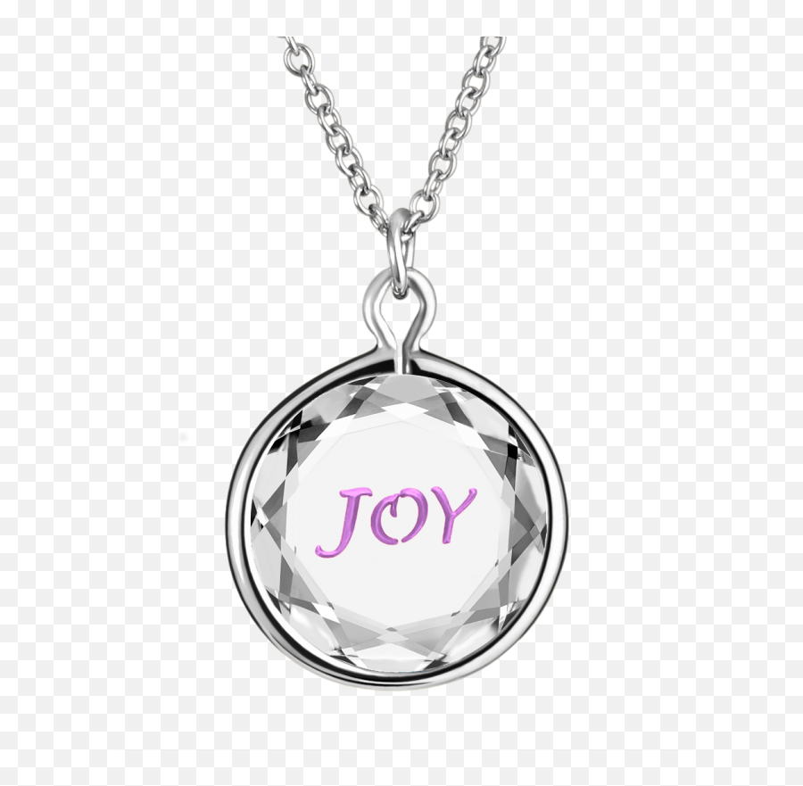 Joy Pendant In Swarovski Crystal With - Necklace Emoji,Lobster Emoticon