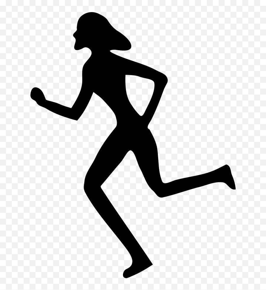 Runner Clipart Transparent Background - Woman Running Clip Art Emoji,Running Man Emoji