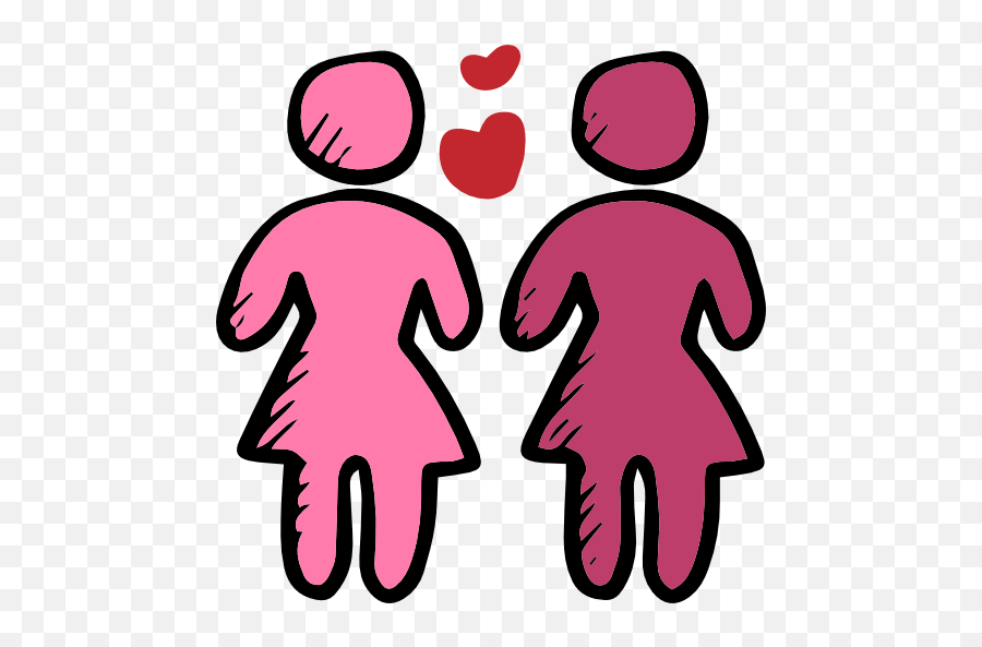 Romantic Love Valentines Day Lovely - Lesbian Png Emoji,Lesbian Emoticon