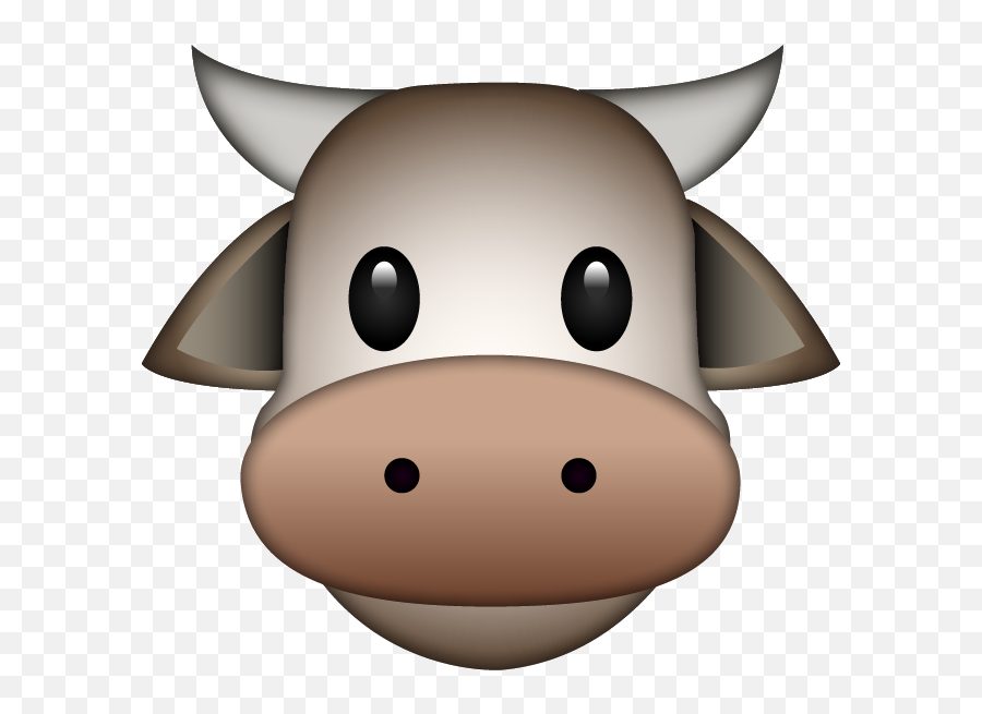 Cow Png - Cow Emoji,Eye Emoji