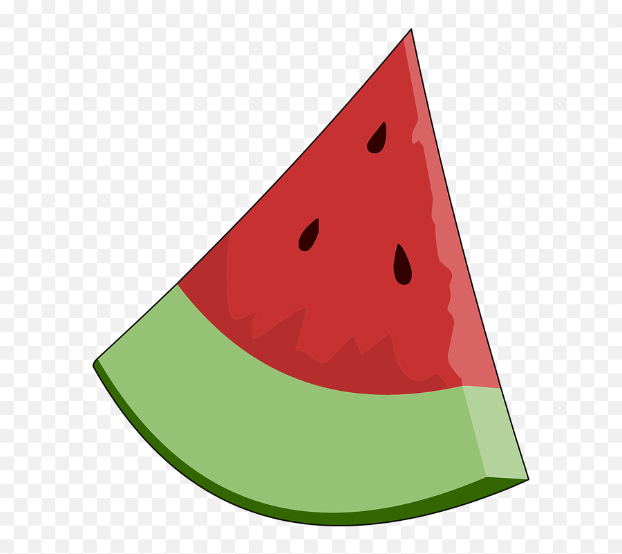 Free Watermelon Fruit Illustrations - Clipart Triangle Shaped Objects Emoji,Watermelon Emoticon
