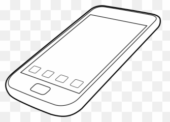 Download Iphone Ipad Clipart Png - Smartphone Black And Smart Phone Clip Art Black And White Emoji,Emojis On Ipad