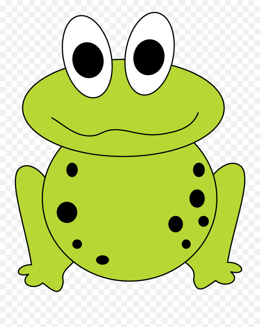 Frog Clip Art Cute Clipart Image - Frog Clipart Easy Png Clipart Frogs Emoji,Frog Emoji Png