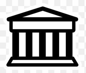 Courthouse Clipart Png - Bank Art Emoji