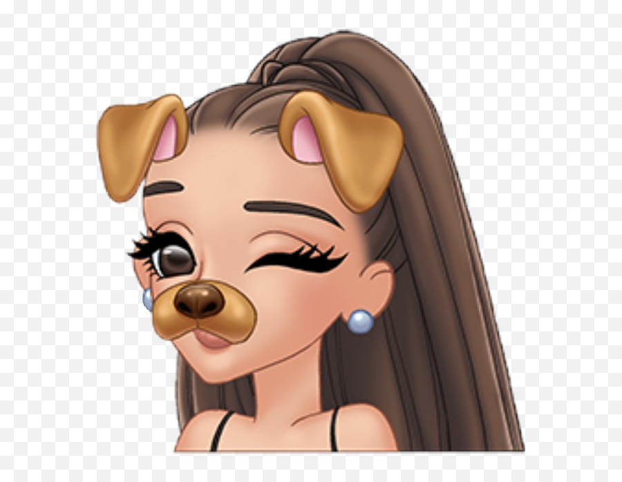 Emojis Drawing Snapchat Picture - Cartoon Ariana Grande Cute Emoji,Snapchat Emojies
