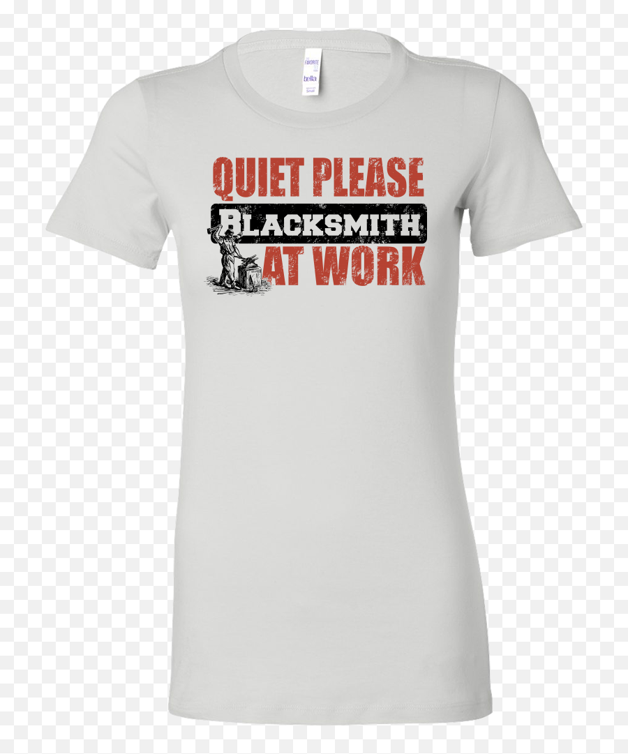 Quiet Please Blacksmith At Work T - Shirt Shirts T Shirt Active Shirt Emoji,Waitress Emoji