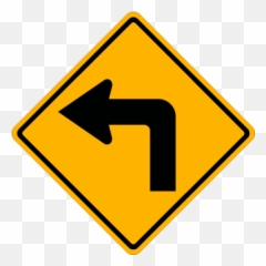 Warning Signal - Rambu Lalu Lintas Belok Kiri Emoji