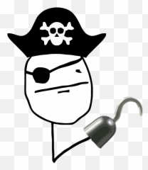 Piracy Is Not Theft Letu0027s Make This Perfectly Clear - Poker Face Meme Emoji