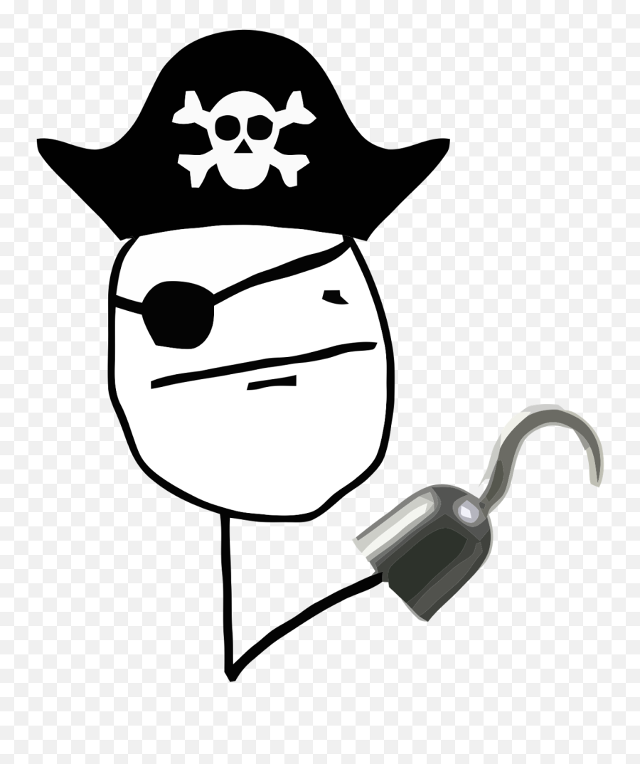 Piracy Is Not Theft Letu0027s Make This Perfectly Clear - Poker Face Meme Emoji,Poker Face Emoji