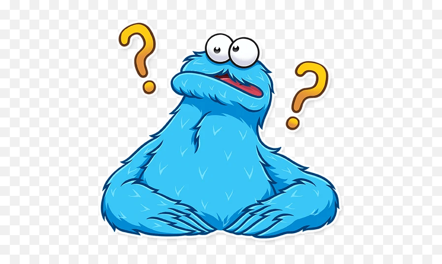Cookie Monster - Telegram Sticker Cookie Monster Stickers Telegram Emoji,Cookie Monster Emoji