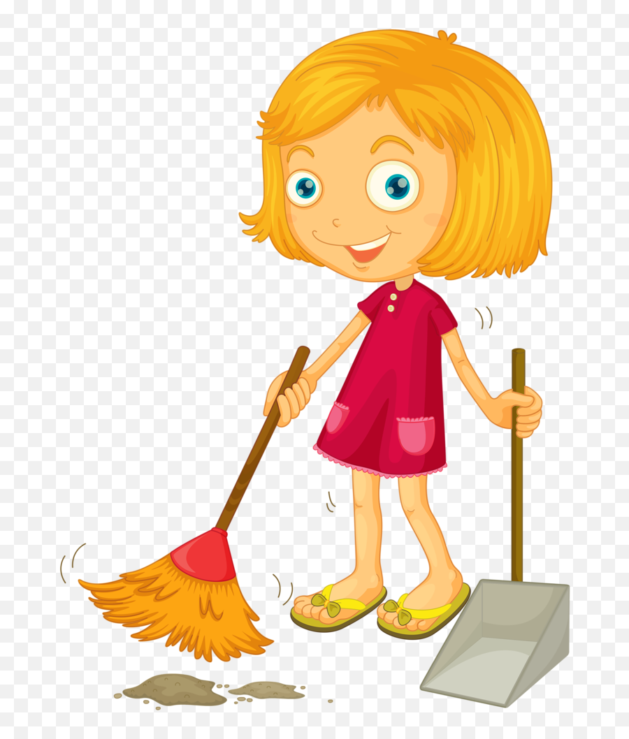 Sweeping The Floor Clipart Transparent Sweep The Floor Cartoon Emoji,Sweep Emoji