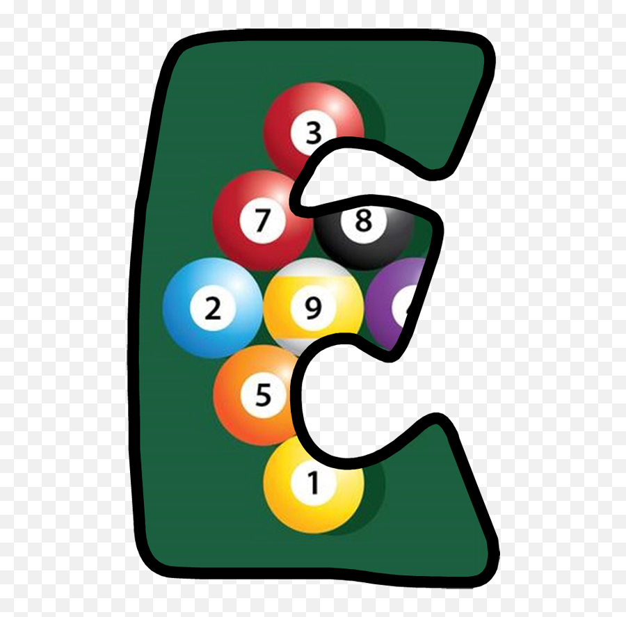Pin - Mario E Letter Emoji,Eight Ball Emoji