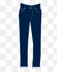 Jeans Clipart - Vertical Emoji