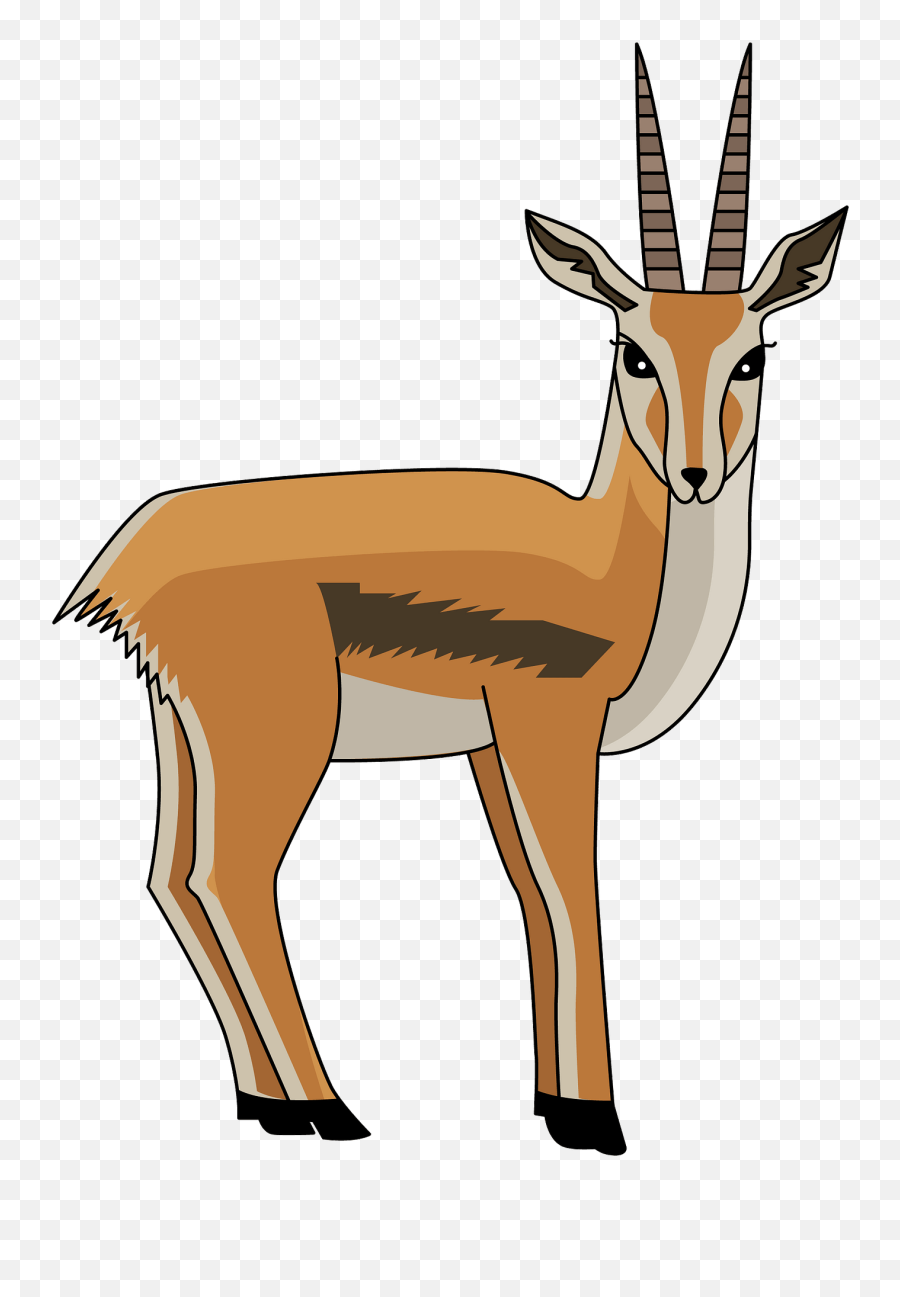 Gazelle Clipart - Gazelle Clipart Emoji,Deer Hunting Emoji