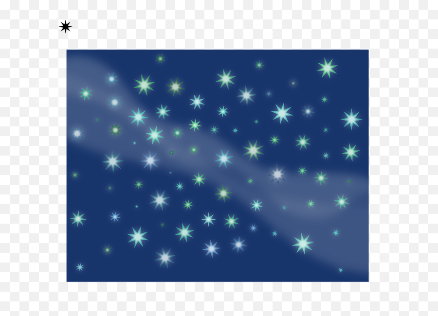 Milky Way Practice Sky Star Stars - Starry Sky Clip Art Emoji,Shining Star Emoji