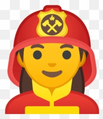 Hasika Emoji Klipart - Female Firefighter