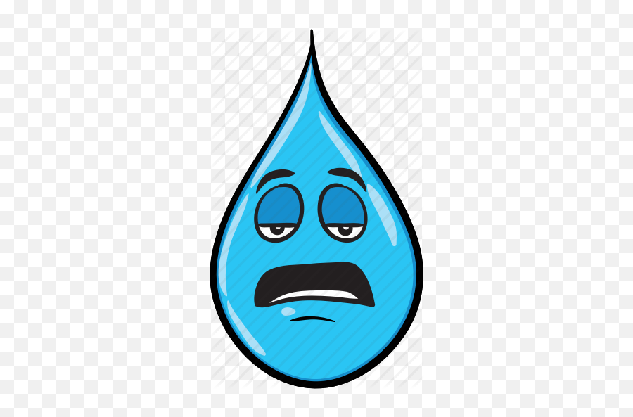 Cartoon Drop Emoji Rain Smiley Icon - Download On Iconfinder Happy,Raining Emoticon