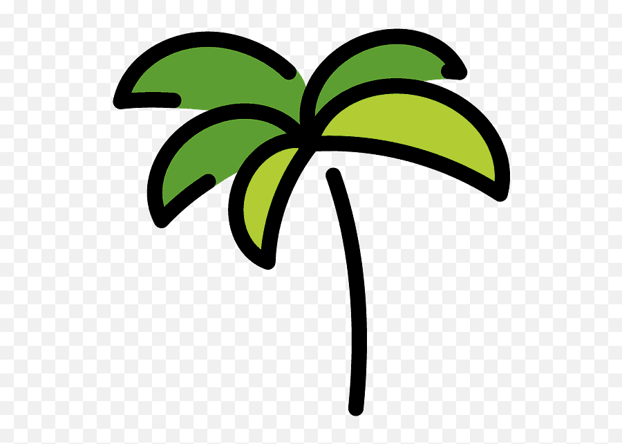 Palm Tree Emoji Clipart - Fresh,Trees Emoji