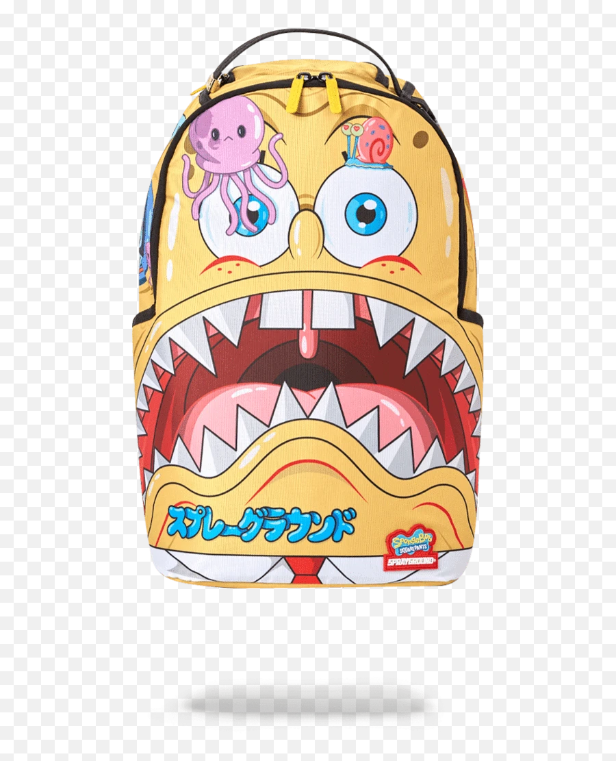 Spongebob Japanime Backpack - Bape Spongebob Backpack Emoji,Spongebob Emoticons