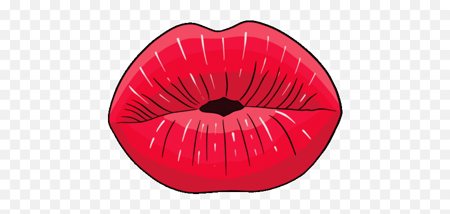Via Giphy In 2020 - Lip Care Emoji,Kiss Emoji Makeup