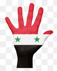 Syria Flag Hand National Fingers - Australian Png Emoji