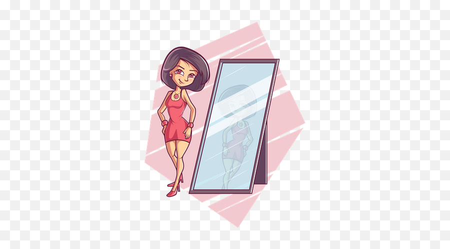 Top 10 Smiley Illustrations - Free U0026 Premium Vectors Girl Posing In Mirror Cartoon Emoji,Mirror Emoji Keyboard