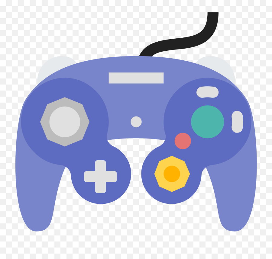 Controller Clipart Vector Controller - Gamecube Controller Png Emoji,Remote Emoji