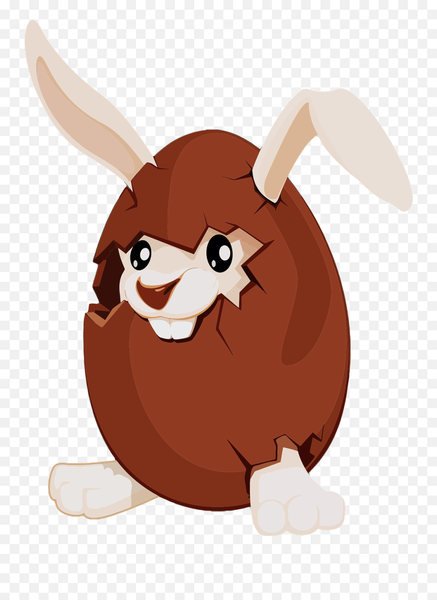 Animal Bunny Cartoon Egg Hatch - Bunny Easter Eggs Cartoon Png Hd Emoji,Rabbit Egg Emoji