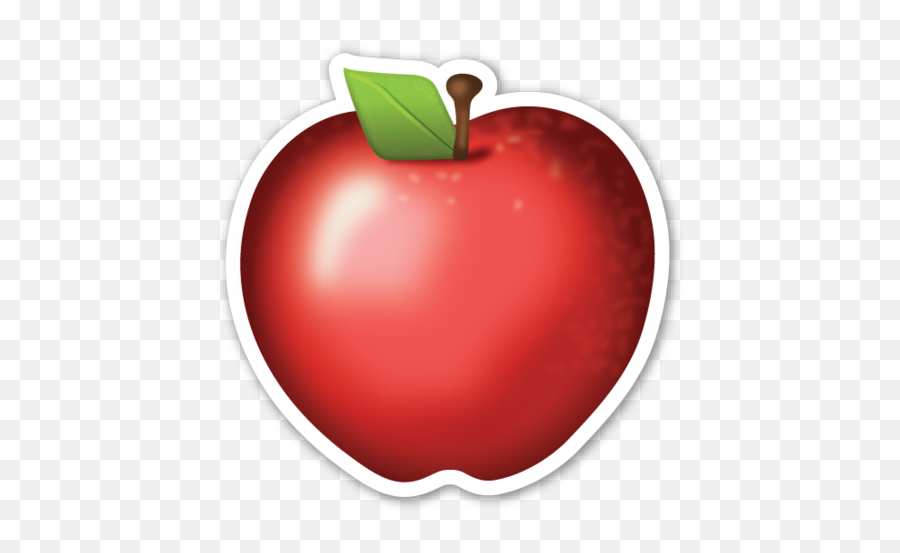 Red Apple In 2019 - Manzana Emoji,Pear Emoji