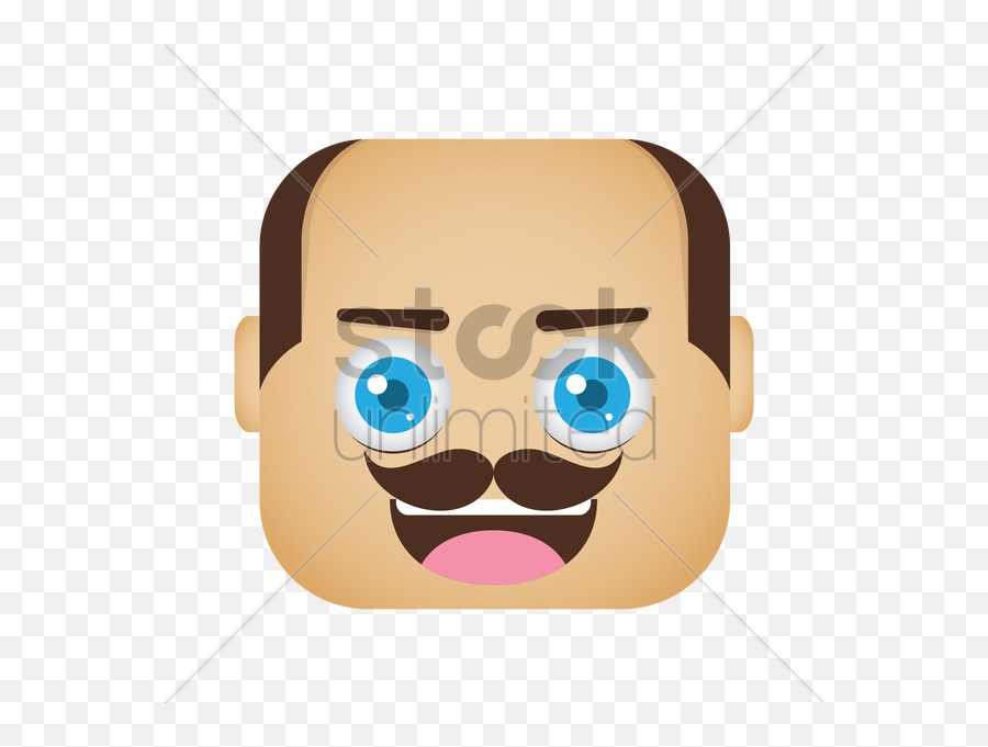 Happy Man Emoticon Vector Image - Cartoon Emoji,Emoticon Man