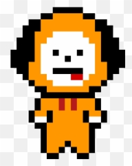 Pixilart - Chimmy Bt21 Pixel Art Emoji