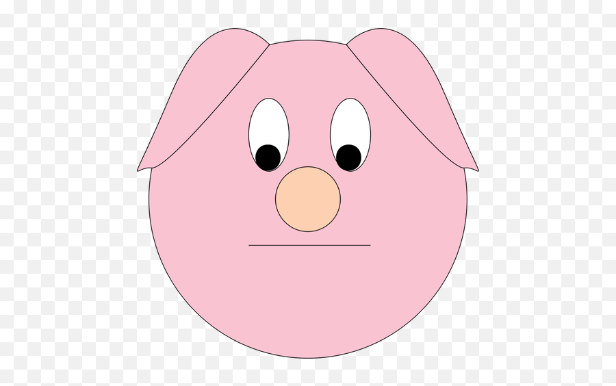 Sad Piggy Vector Illustration Emoji,Lady Pig Emoji